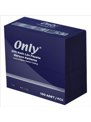 Only 33*33 Lacivert Peçete 2 Katlı 100'LÜ