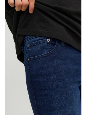 Jack & Jones Erkek Jjiglenn Jjoriginal Mf 775 Dar Kesim Kot Pantolon 12237358 Mavi