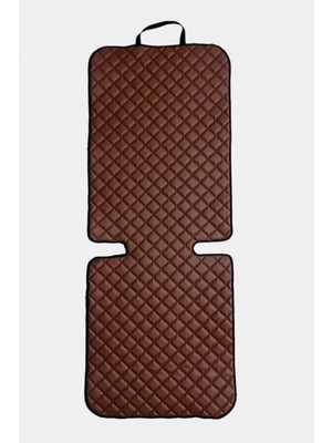 Hijyen Bebek Deri Koltuk Koruyucu / Kahverengi