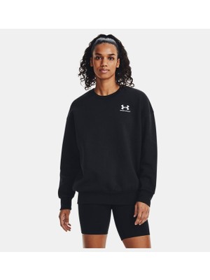 Under Armour Kadın UA Icon Fleece Oversized Bisiklet Yaka Sweatshirt