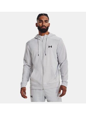 Under Armour Erkek Armour Fleece® Tam Boy Fermuarlı Kapüşonlu Üst 1373357-014