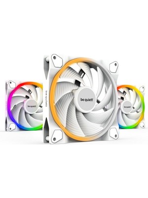 Be Quiet! Light Wings White 140MM Pwm Premium Argb Kasa Fanı 4-Pin 3'lü Paket BL103