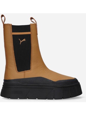 Puma Mayze Stack Cheksea Casual Kadın Hardal Rengi Bot B-38 38674201 (Dar Kalıptı 1 Numara Büyük Almanızı Öneririm)