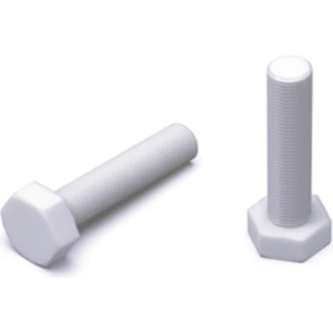 Psa Teknik M6X25 Altıköşe Başlı Plastik Civata (10 Adet)