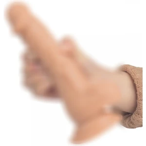 Sevindik Medikal 21 cm Gerçekci Titreşimli Dildo Vibratör