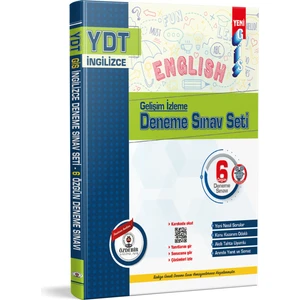 Özdebir Yayınları Ydt Ingilizce Gelişim Izleme 6 Deneme Sınavı