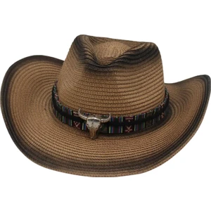 Kova Şapkası Erkekler Katı Güneş Şapk Dış Mekan Katlanır Havza Boyut Kovboy Şapkası 02 (Yurt Dışından)