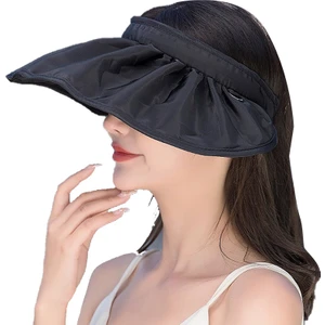 Geniş Kenarlı Katlanabilir Güneş Şapkaları - Kadınlar Için Yaz Şapkası (Yurt Dışından)