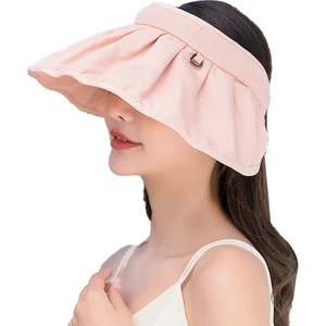 Geniş Kenarlı Katlanabilir Güneş Şapkaları - Kadınlar Için Yaz Şapkası (Yurt Dışından)