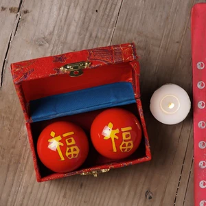 Chinese Kırmızı Enerji Motifli Boading Topu (Stres Topu)
