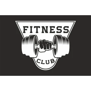 Fitness Club Oto Duvar Spor Salonu Sticker