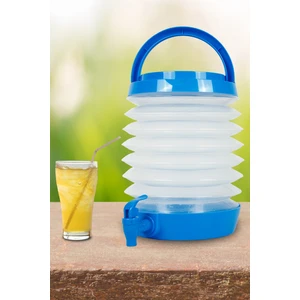 MH Mini Hediye Katlanır Su Sebili Bidonu Termos Piknik Kamp Damacana Su Içecek Ayran Şişesi Çeşmeli Körüklü 5.5 Lt