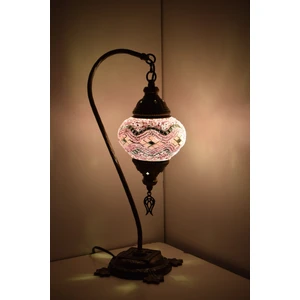 Karlıkturistik Mozaik Lamba Abajur ,Mozaik Masa Lambası Osmanlı Türk Mozaik Kuğuboynu Lamba Model21
