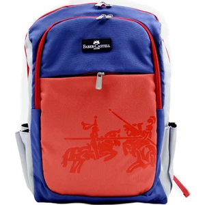 Move 3 Bölmeli Okul Sırt Çantası Mavi-Kırmızı (23-1)