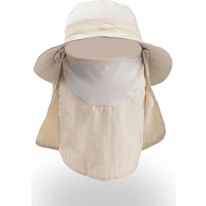 Xinbaoguan Balıkçı Şapkası Erkek Güneşlik Çabuk Kuruyan Güneş Şapkası Balıkçılık Nefes Alabilen Güneş Şapkası Kadın Yüz Şapkası (Yurt Dışından)