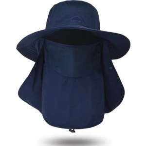 Xinbaoguan Balıkçı Şapkası Erkek Güneşlik Çabuk Kuruyan Güneş Şapkası Balıkçılık Nefes Alabilen Güneş Şapkası Kadın Yüz Şapkası (Yurt Dışından)