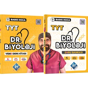 Kr Akademi Yayınları Barış Hoca TYT Dr. Biyoloji Video Ders Kitabı & Soru Bankası Seti