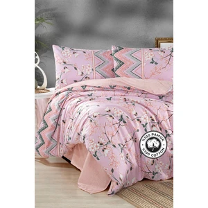 Evlen Home Collection Elegan %100 Pamuk Nevresim Takımı Çift Kişilik (4 Parça)