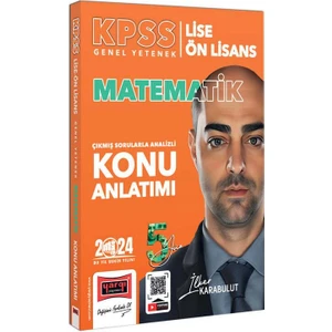 Yargı Yayınevi 2024 KPSS Lise Ön Lisans 5yüz Ekibi Matematik Çıkmış Sorularla Desteklenmiş Analizli Konu Anlatımı
