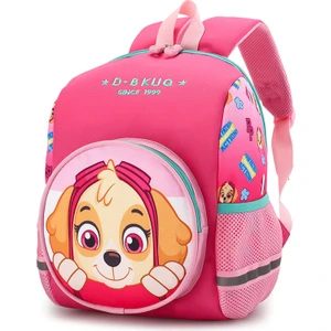 Karikatür Desenli 3D Çocuk Sırt Çantası - Koyu Pembe (Yurt Dışından)