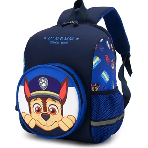 Karikatür Desenli 3D Çocuk Sırt Çantası - Mavi (Yurt Dışından)