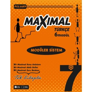 Artı Zeka Yayınları 7 Sınıf Maxımal Türkçe Modüler Sistem Seti (6 Modül)