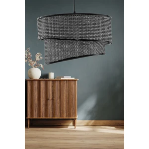 Vivido Abajur Hasır Julien Siyah Avize