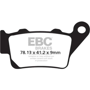 SFA213 Bajaj Pulsar AS/NS200 14-16  Arka Fren Balatası