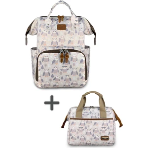 Paris Anne Bebek Bakım Çantası ve Isı Yalıtımlı Beach Bag Termos Çanta-2'li Takım