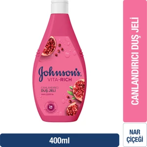 Johnson's Vita-Rich Nar Çiçeği Canlandırıcı Duş Jeli 400ml