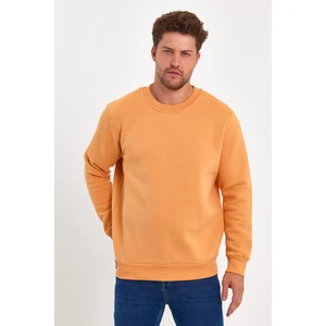 3 Iplik Şardonlu Bisiklet Yaka Sweatshirt RD24KE054903