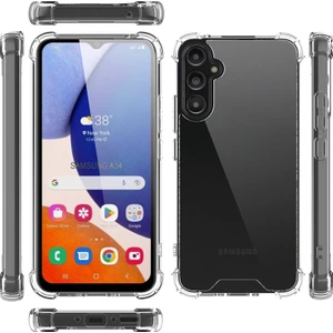 Samsung Galaxy A34 Kılıf Nitro Darbe Korumalı Silikon + Ekran Koruyucu