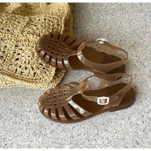 Friend & Trend Friend&trend kahve Jelly Yazlık Kadın Sandalet FT99