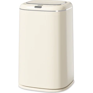 35 Lt Büyük Kapasiteli Akıllı Çöp Kutusu - Krem (Yurt Dışından)