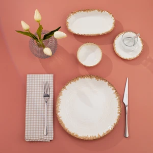 Farina Kahvaltı Takımı 32 Parça Bej