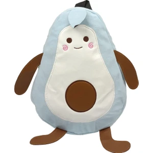 SİA ÇANTA Avakado Polar Kumaş Fermuarlı Yıkanabilir Şık Çocuk Çantası