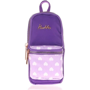 Soft Floral Junior Bag Mor Kalem Çantası K2440