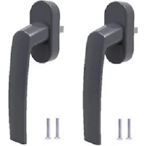 Four Season 2 Adet Antrasit Gri Renkli Aluminyum Döküm Boyalı Pvc Pimapen Pencere Kolu