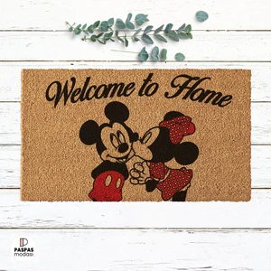 Paspas Yap Mickey Mouse Welcome To Home Kapı Önü Paspası