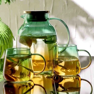 Sürahi Bardak Seti Lüx Cam 3 Parça 2000 ml