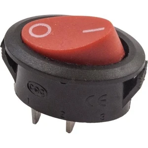 Kcd1-3 Oval On/off Anahtar 2 Pin Kırmızı