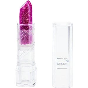 Çi̇lek Aromalı Simli Lipstick Mor