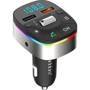 Earldom Bluetooth Usb3.0 Hızlı Şarj Fm Transmitter Araç Çakmaklık Şarj Aleti