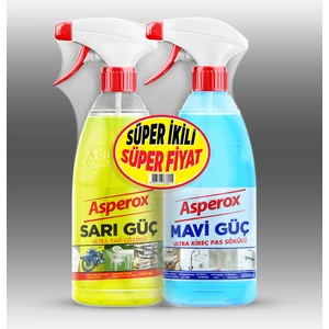 Sarı Güç 1 Litre + Asperox Mavi Güç 1 Litre