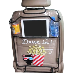 Mc.pierobaby Şeffaf Cepli Araba Koltuk Organizer Araç Koltuk Arkası Koruyucu Tablet Tutucu Oto Düzenleyici 1ADET