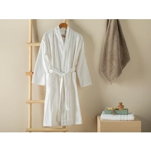 English Home Soft Pamuklu Bornoz S-M Beyaz