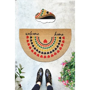 Chilai Home Coco Sollen 45 x 75 cm Doğal Koko Kıl Paspas,hindistan Naturel Kapı Önü Paspası