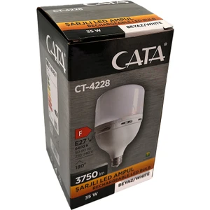 35 Watt E27 Duylu Şarjlı LED Ampul CT-4228 Beyaz Işık