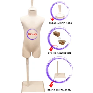 Manken İstanbul Pantolon Giyebilen Çocuk Terzi Mankeni 10 Yaş