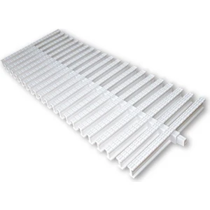 Waterfun Havuz Taşma Izgarası 20 cm Tek Geçme Tek Desen Lüx Seri Wf 1 Metre